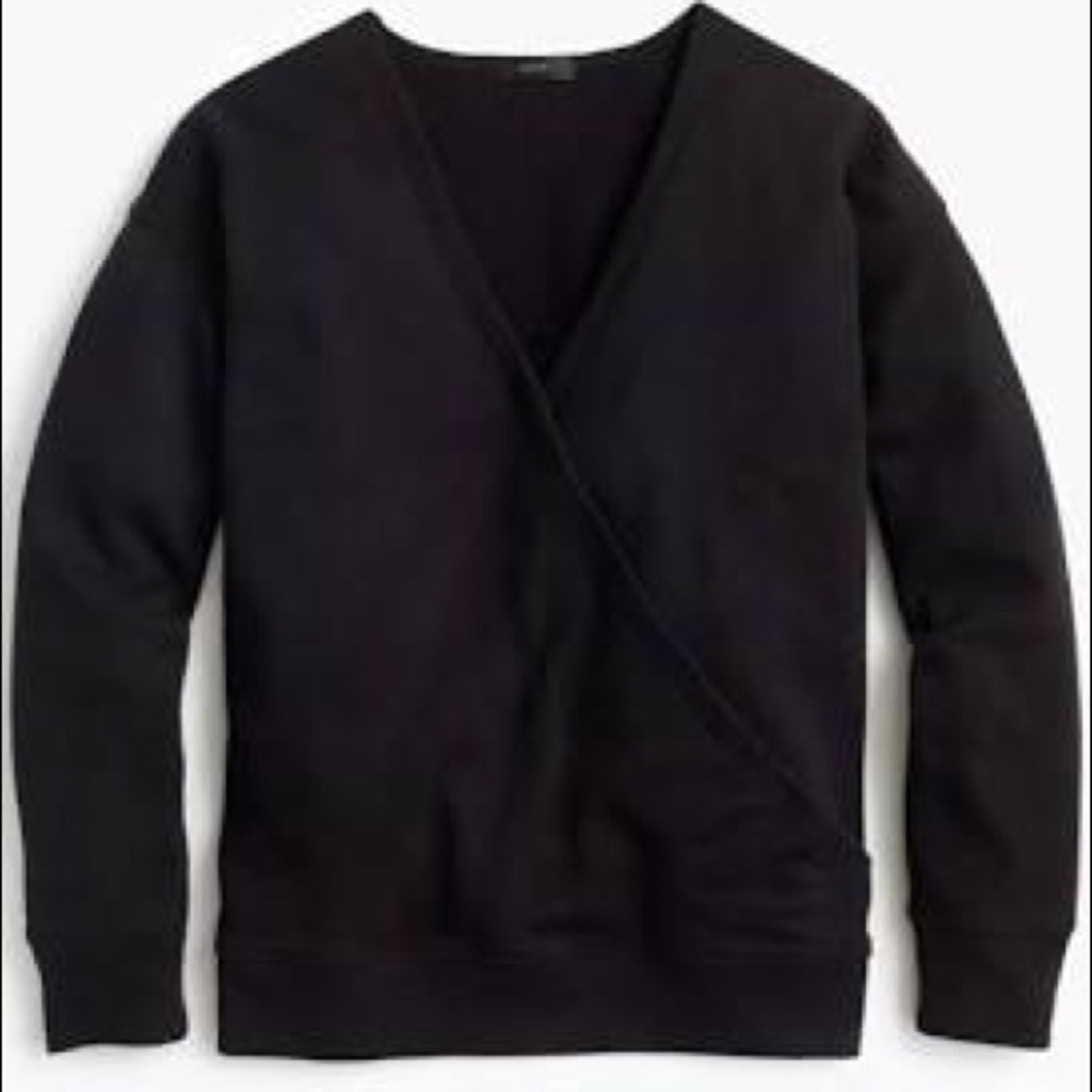 Jcrew Wrap Sweatshirt Top XS